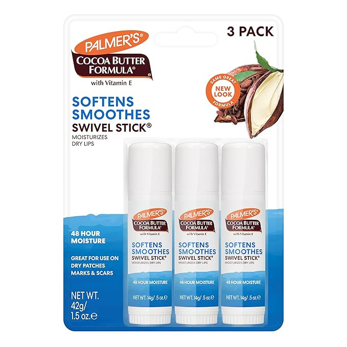 Palmer's Cocoa Butter Formula Moisturizing Swivel Stick with Vitamin E, Lip Balm, Face & Body Sti... | Amazon (US)