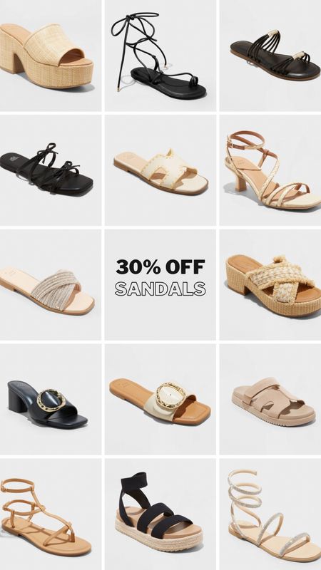 30% off sandals at Target 

#ad #Target #TargetPartner & #TargetCircleWeek

#LTKshoecrush #LTKxTarget #LTKsalealert
