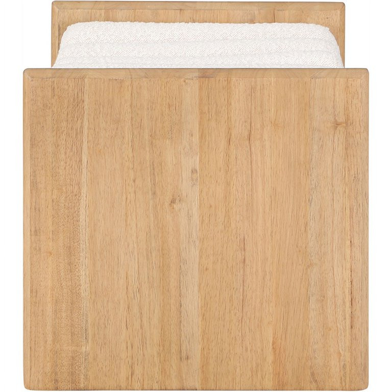 Meridian Furniture Waverly Cream Bench | Walmart (US)