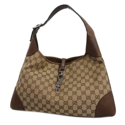 Gucci Vintage Jackie Shoulder Bag Brown Web GG Monogram Logo Print Purse  | eBay | eBay US