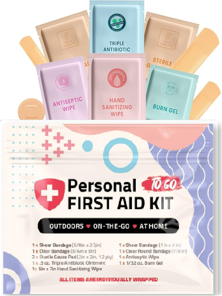 First Aid Emergency Medical Kit Mini and Travel Size - | Great for Kids, Schools, Business, Hikin... | Amazon (US)
