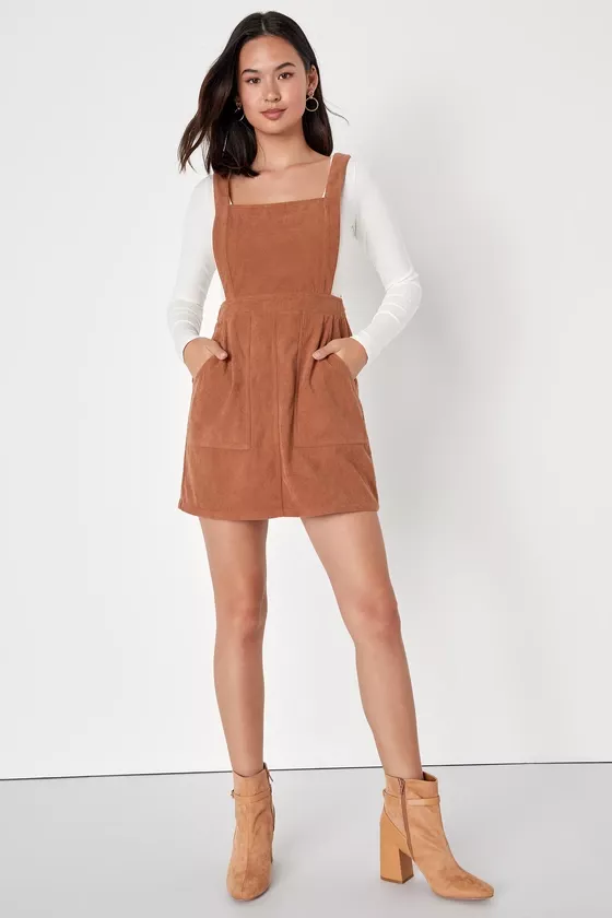 Corduroy pinafore hotsell