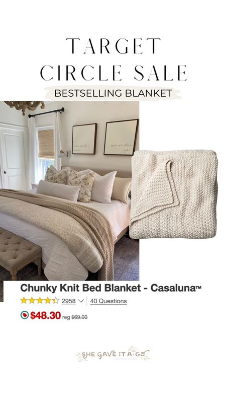 best selling casaluna blanket from target!! target circle sale!!

#LTKhome #LTKxTarget #LTKsalealert
