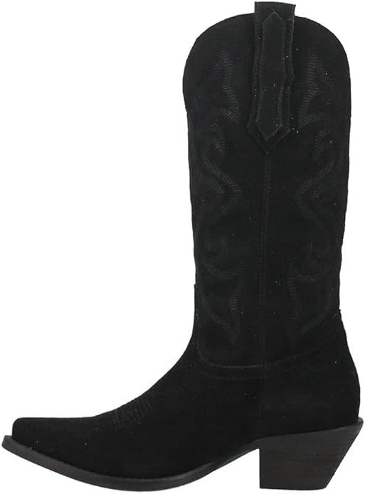 Dingo Womens Out West Snip Toe Casual Boots Knee High Mid Heel 2-3" - White | Amazon (US)