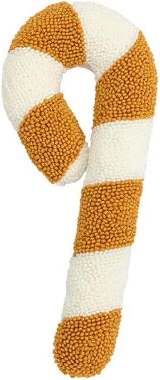 Christmas Throw Pillows Candy Cane Pillow Xmas Fluffy Spiral Lollipop Plush Pillows Xmas Pillows ... | Amazon (US)
