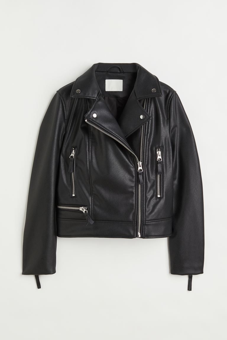 Biker Jacket - Black - Ladies | H&M US | H&M (US + CA)