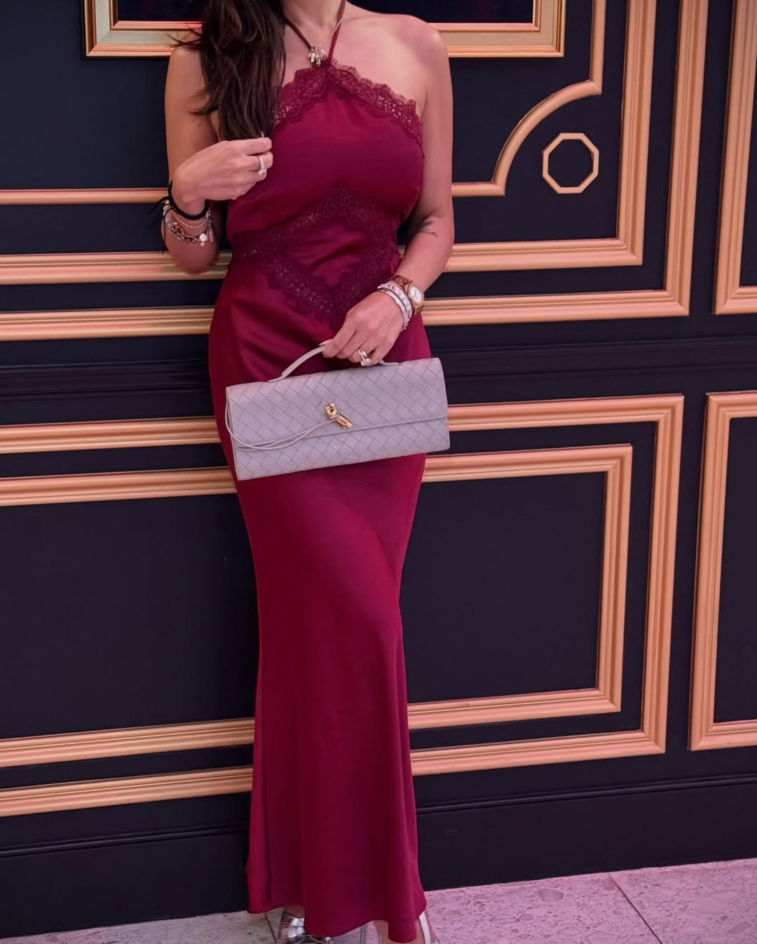 A midnight moment in burgundy and lace. 🥀 

 #LTKgrwm #LTKBeauty