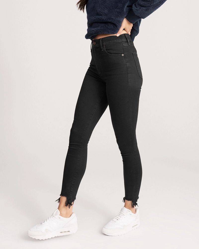 High Rise Ankle Jeans | Abercrombie & Fitch US & UK