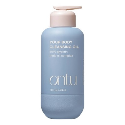Ontu Hydrating Body Wash Cleansing Oil with Triple-Oil Complex - 14 fl oz: Vanilla Scent, Normal Skin, Pump Bottle | Target