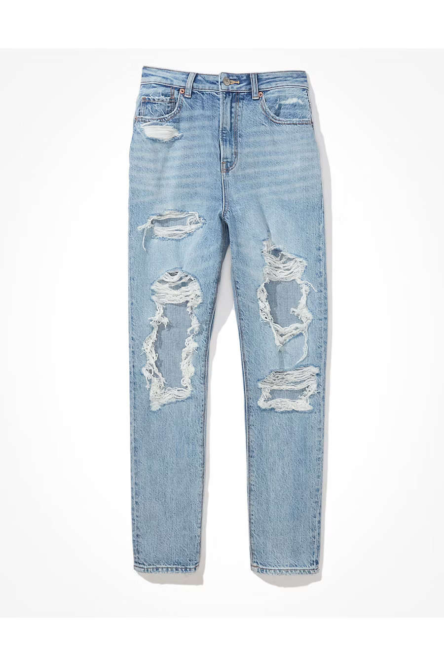 AE Ripped Highest Waist Mom Jean | American Eagle Outfitters (US & CA)