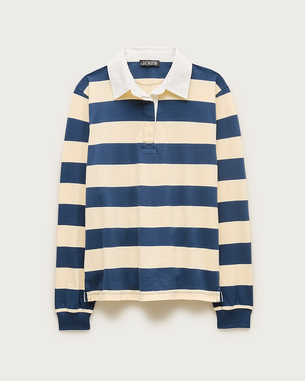 Boyfriend jersey rugby shirt in stripe | J. Crew US
