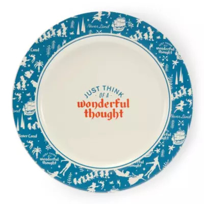 Peter Pan ‘Wonderful Thought’ Dinner Plate | shopDisney (UK)