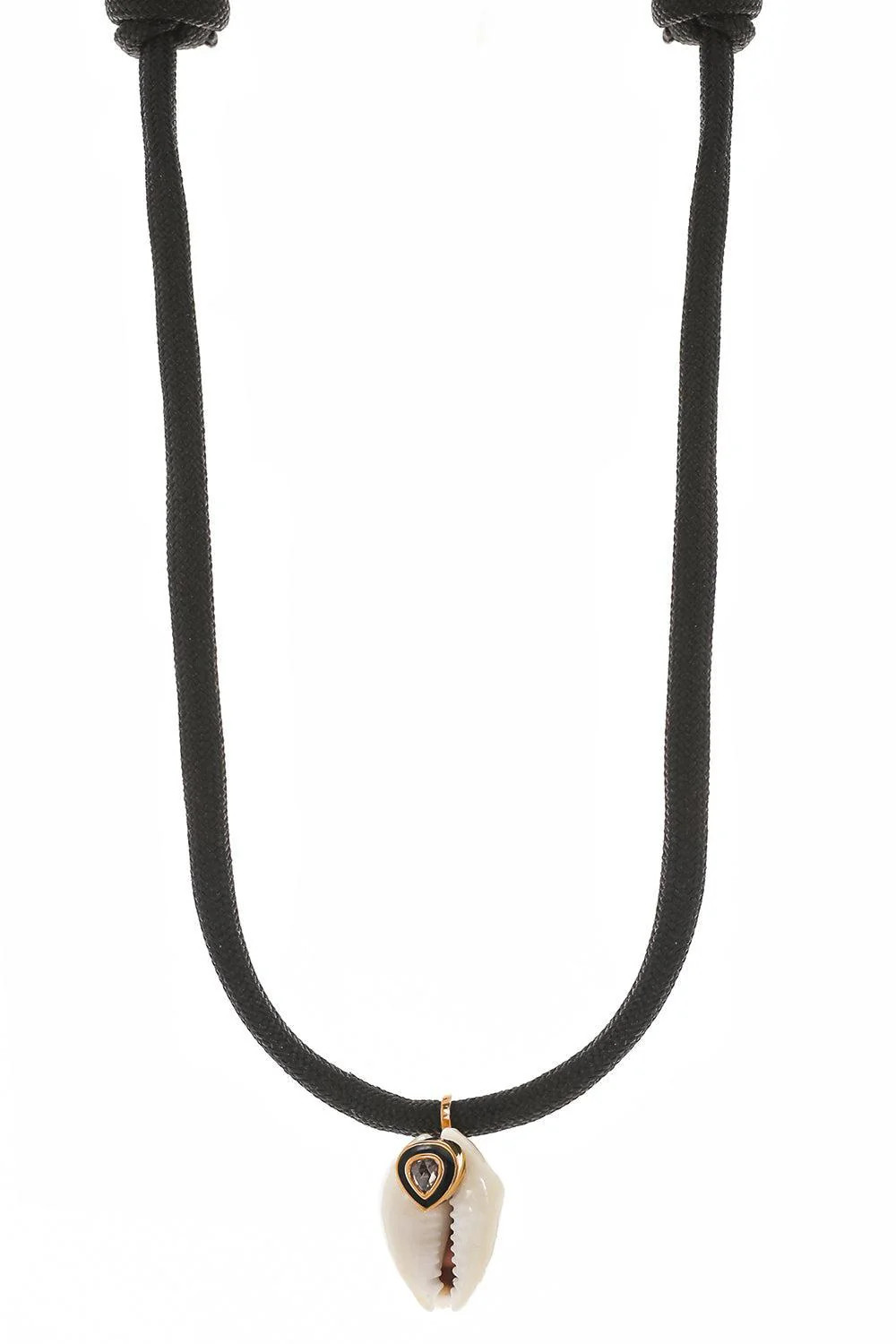 Brown Diamond Cowrie Shell Necklace | DEZSO BY SARA BELTRAN | Marissa Collections