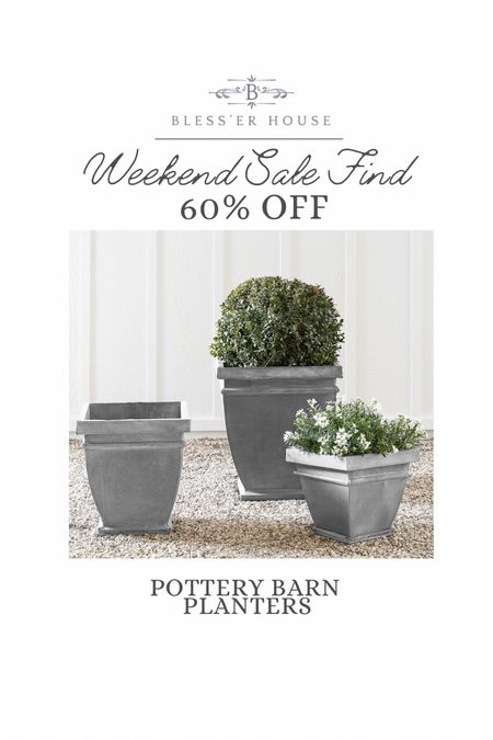 Pottery Barn Greyson Zinc Planters

Spring planter, garden planter, backyard decor, front porch, plants, pot, greenery

#LTKhome #LTKFind #LTKsalealert