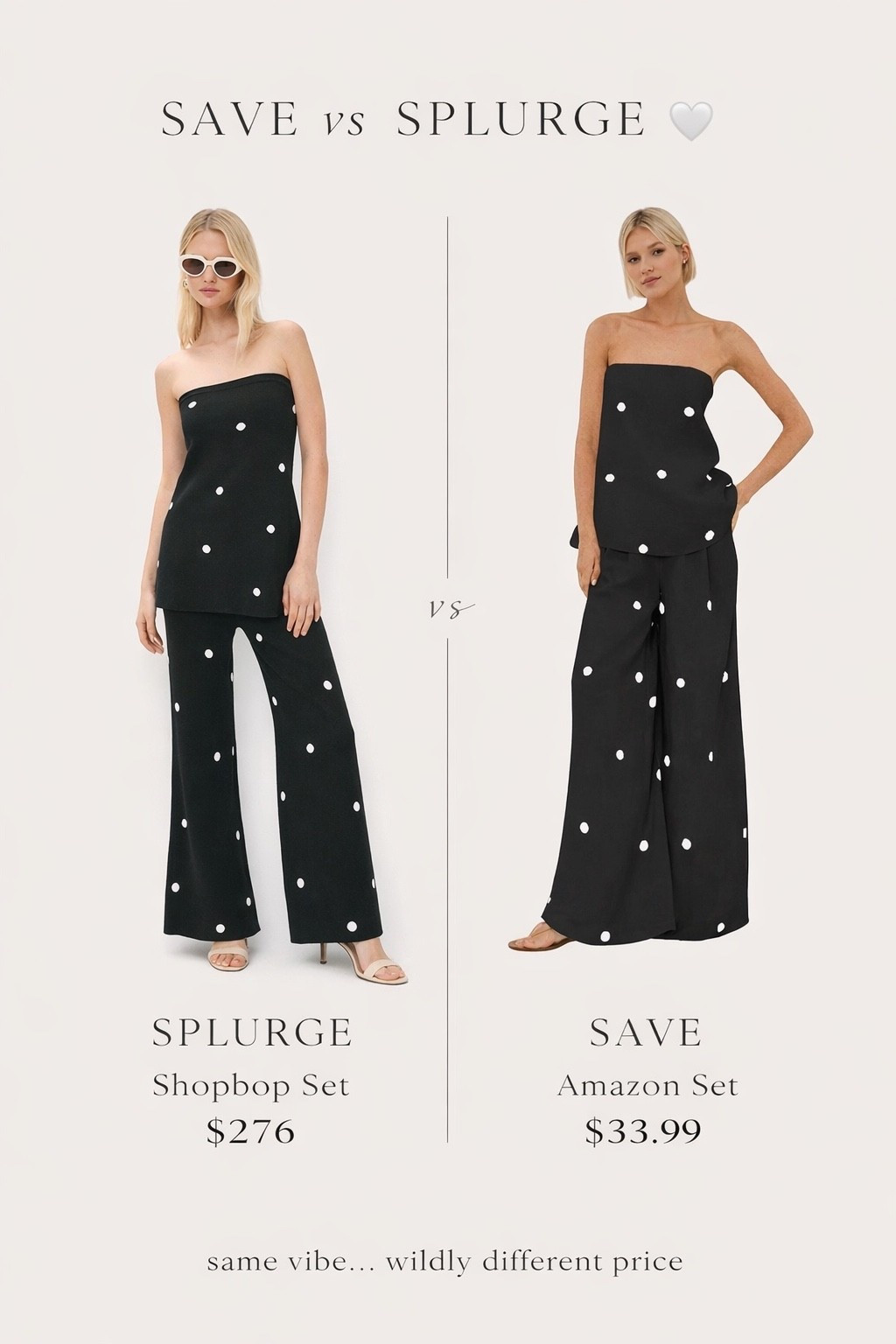 Save vs splurge 
Polkadot sets  ￼

#LTKootd #LTKSeasonal