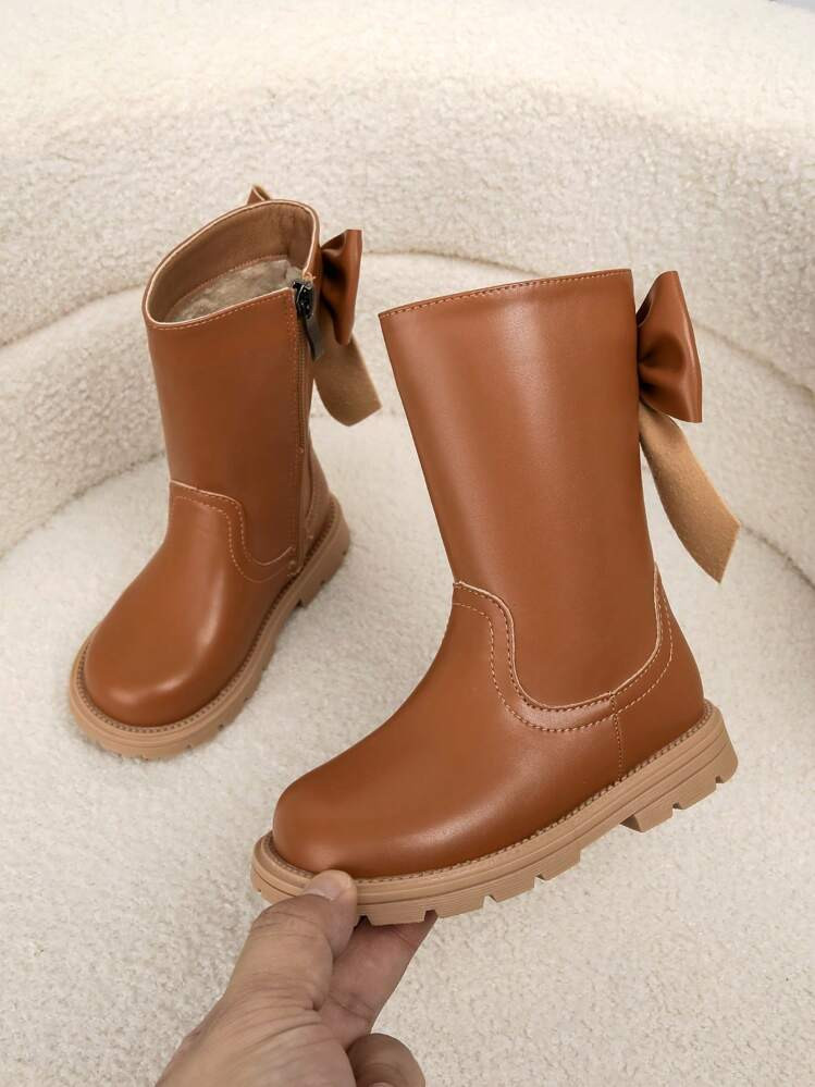 Toddler Girls' Fashionable & Cozy Warm High Boots | SHEIN