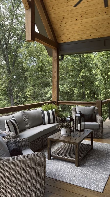 This Walmart patio set is so gorgeous! And SO COMFORTABLE! We did not want to get up from here 🩶 you can purchase the whole set or as individual pieces.
Has amazing reviews!

#patioset #walmart #walmarthome #outdoorfurniture #patiofurniture #outdoorchairs #homedecor #walmartfinds 

#LTKSeasonal #LTKSaleAlert #LTKHome