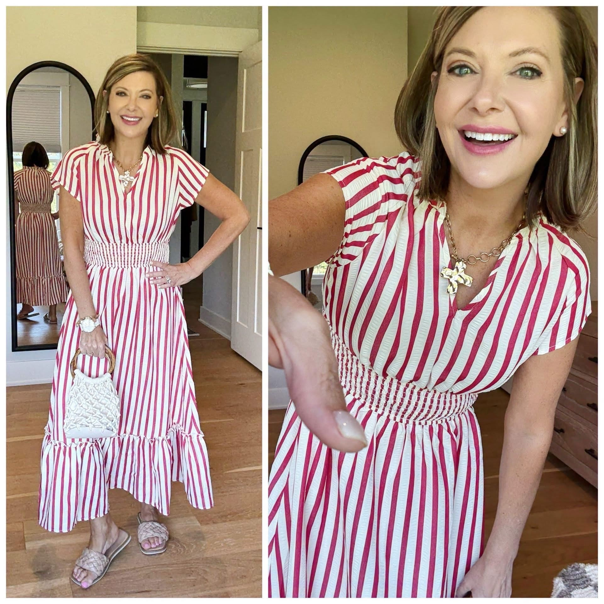 If you are looking for a pretty but casual dress, I found it for you! And clip the coupon for discount! Stretchy at the waist! ❤️Other colors too! True to size! 

Dropping 🔗👇

#LTKootd #LTKgrwm #LTKdayinmylife