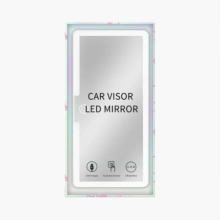 Rechargeable LED Car Visor Vanity Mirror；Car Makeup Mirror;Unbranded | Walmart (US)