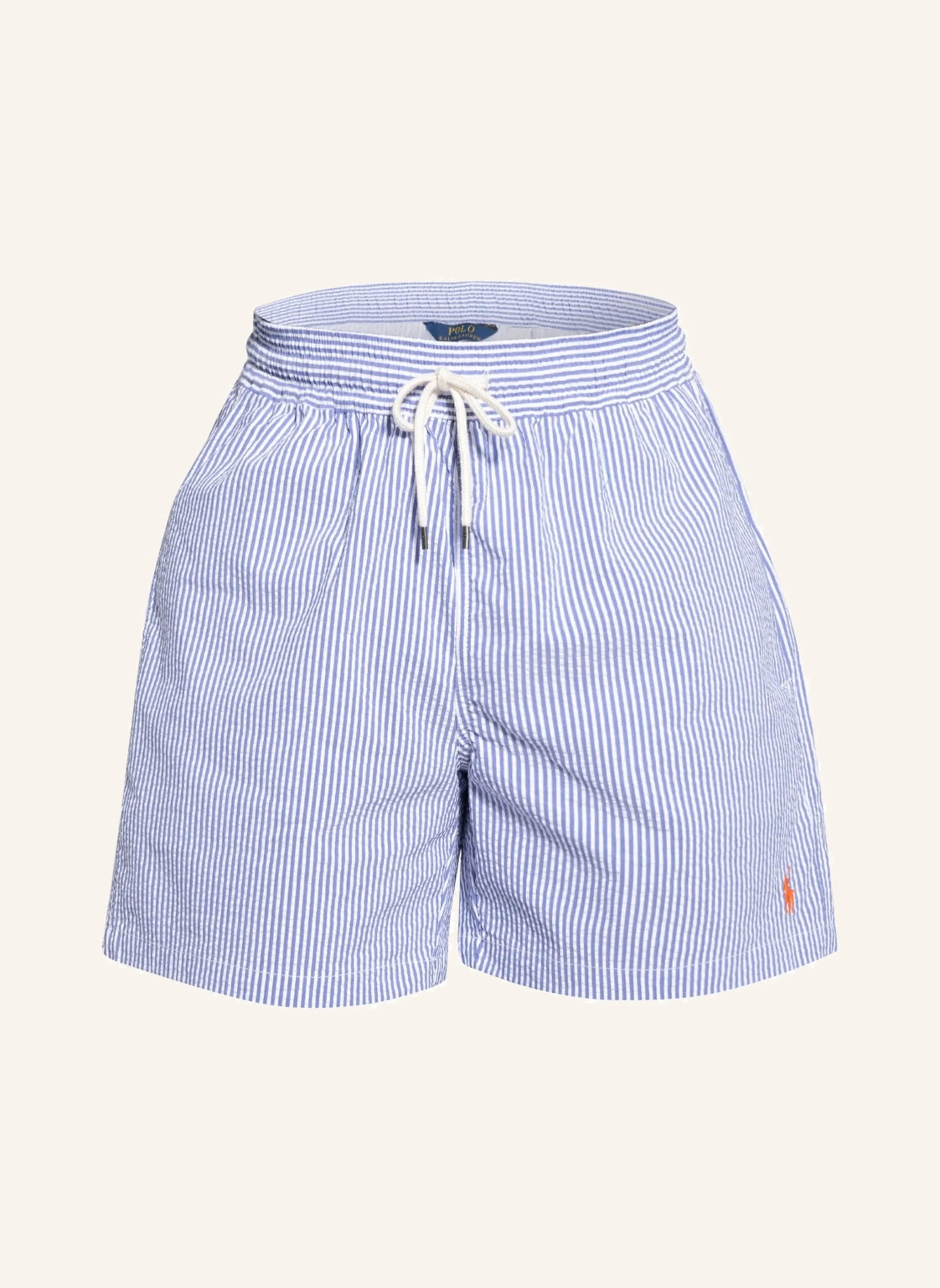 POLO RALPH LAUREN Badeshorts in weiss/ hellblau | Breuninger (DACH)