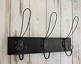 Wall Hooks, Entryway Wall Hooks - Industrial Coat Hook - Rustic Coat Rack - Fixer Upper Style - Trip | Amazon (US)