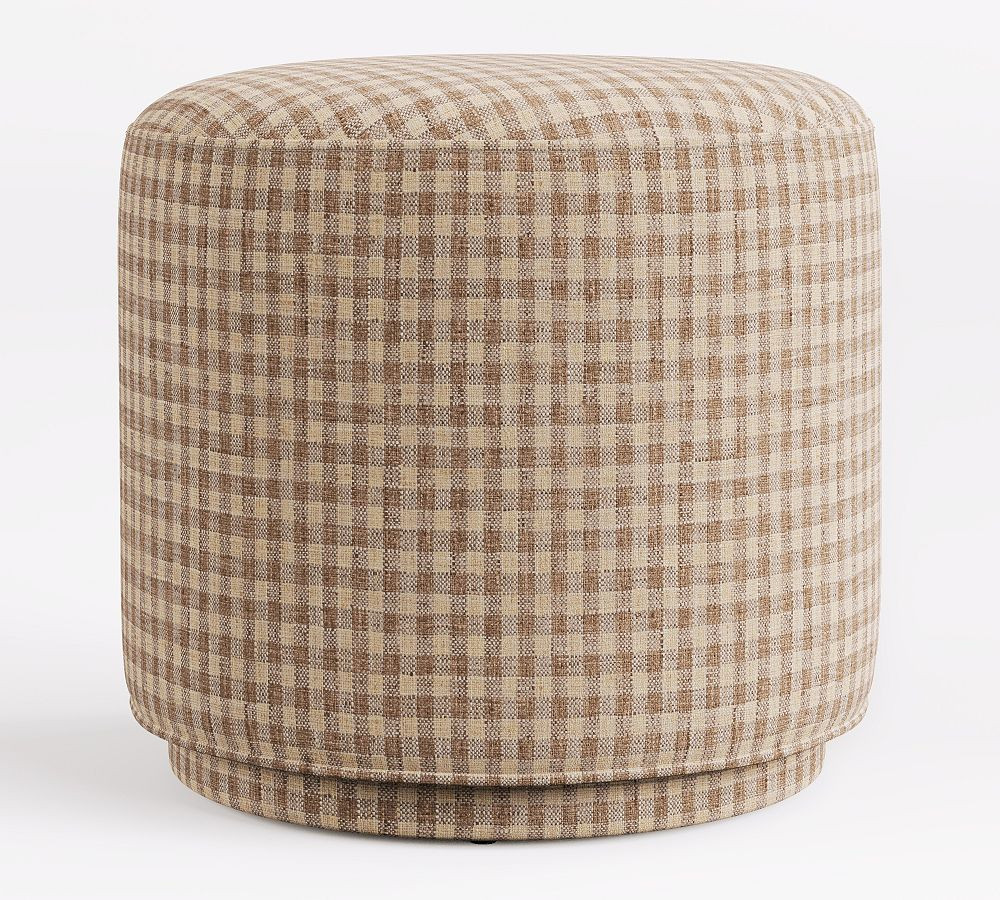 Jake Upholstered Swivel Stool | Pottery Barn (US)