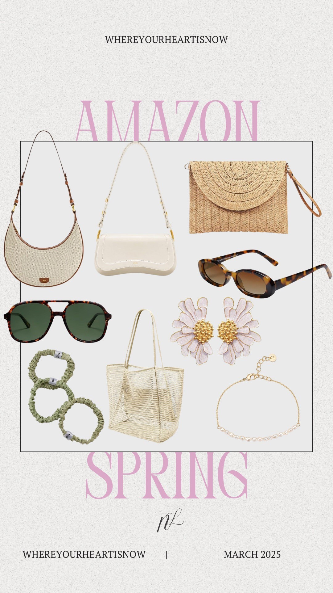 Amazon Spring Accessories & Handbag

#LTKStyleTip #LTKItBag #LTKFindsUnder50