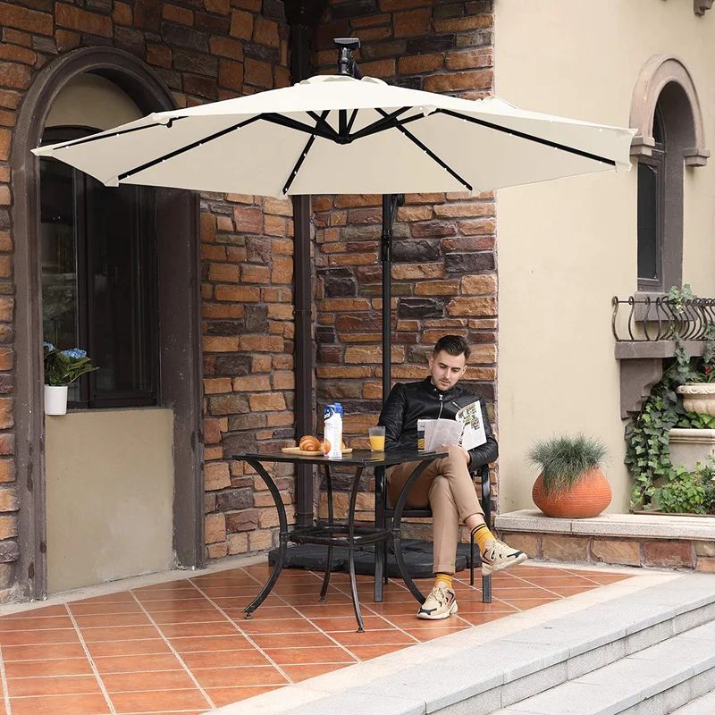 Verndale 120'' Lighted Cantilever Umbrella | Wayfair North America