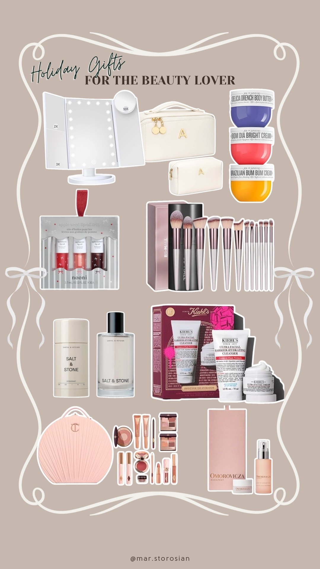 Holiday gifts for the beauty lover 

#LTKHoliday #LTKFindsUnder100 #LTKGiftGuide