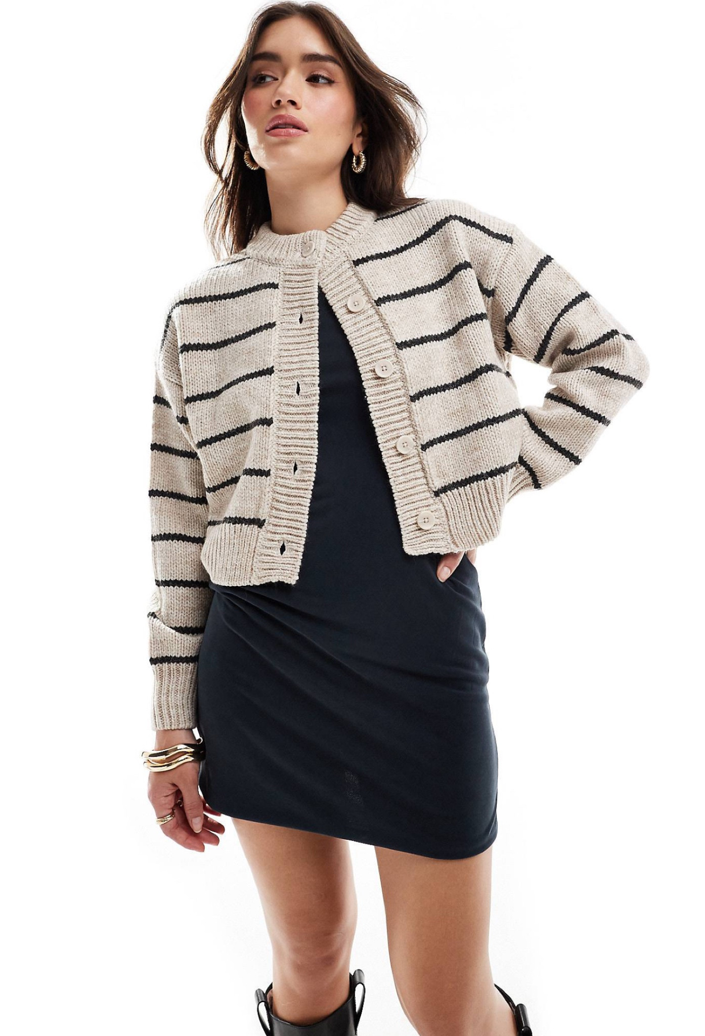 STRIPED CARDIGAN 