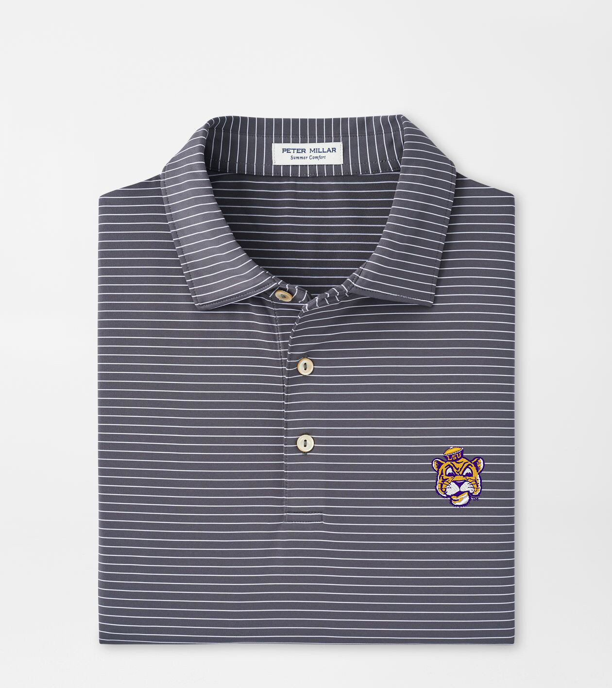 LSU Vault Hemlock Performance Jersey Polo | Peter Millar