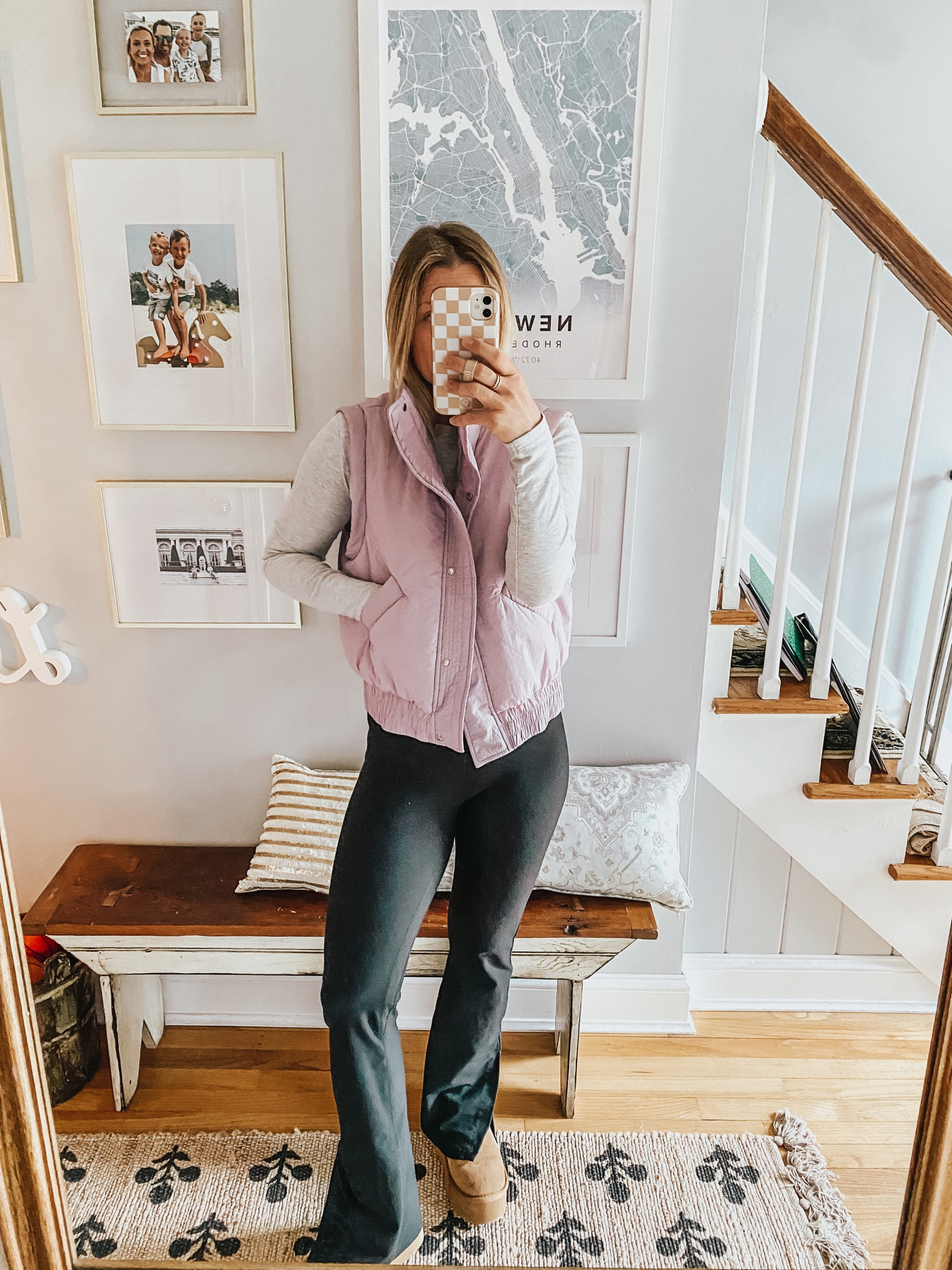 This free people dupe vest is sooo good! Obsessed with this light purple color. It is so pretty. And on Black Friday deal right now. Amazing steal! 

#LTKStyleTip #LTKFindsUnder50 #LTKSaleAlert