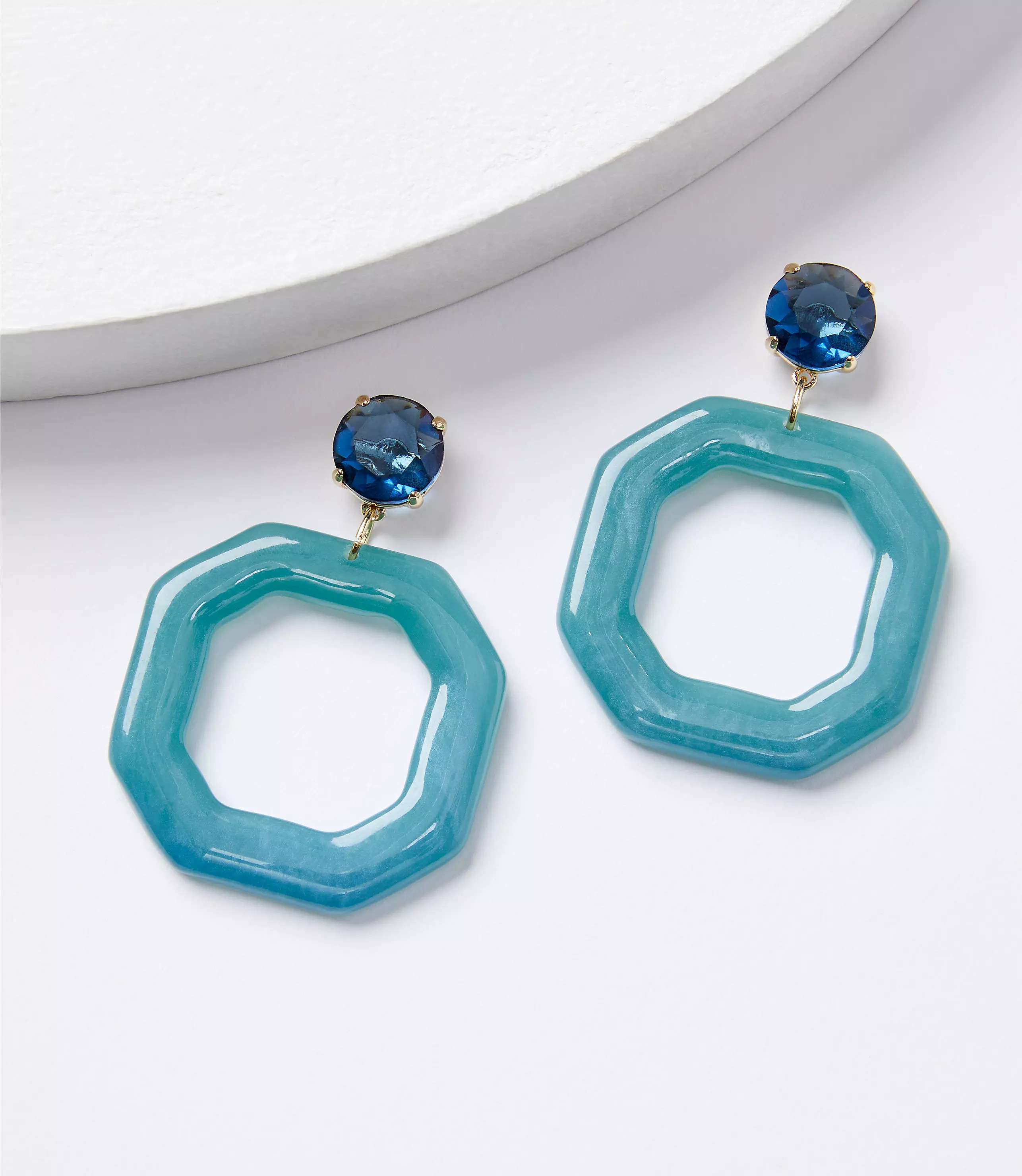 Square Statement Earrings | LOFT