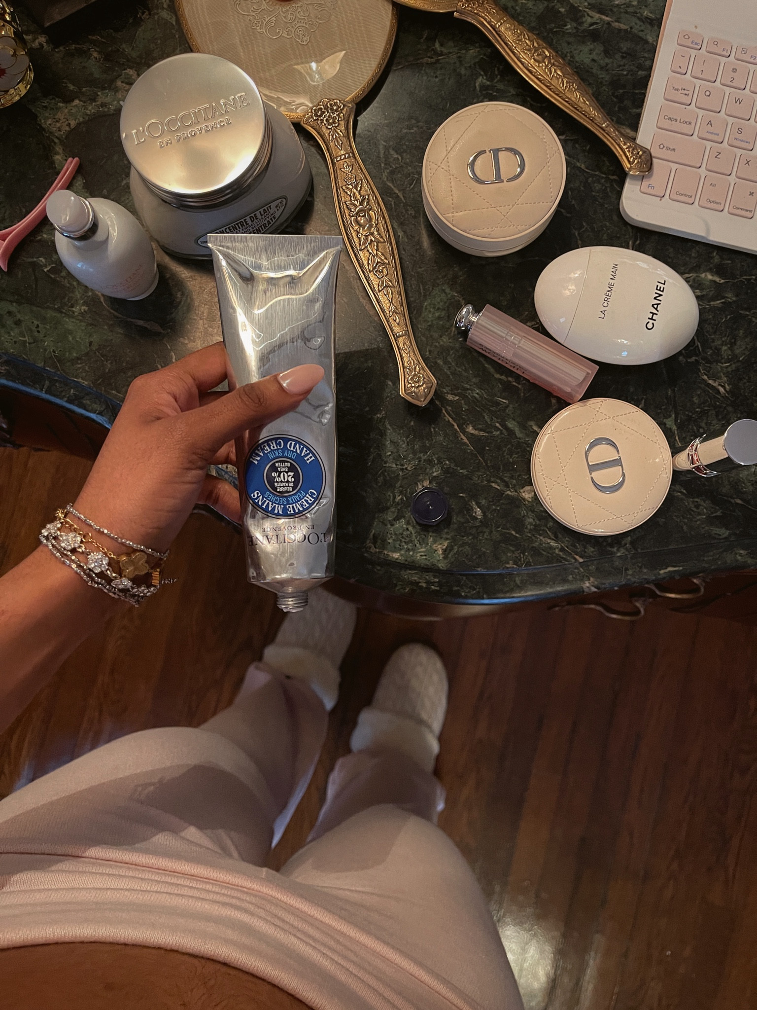 Luxury skincare & self-care must-haves!
+ If you love Chanel, Dior, L'Occitane, and all things beauty, you need to try these products! Perfect for a chic vanity setup & self-care routine. Save this pin for beauty inspo! Which product is your fave?

#LuxuryBeauty #SelfCareRoutine #SkincareAesthetic #LuxurySkincare
#DiorBeauty #ChanelLover #SelfCareGoals #Pamper Yourself #BeautyMustHaves 

#LTKMostLoved #LTKBeauty #LTKGiftGuide