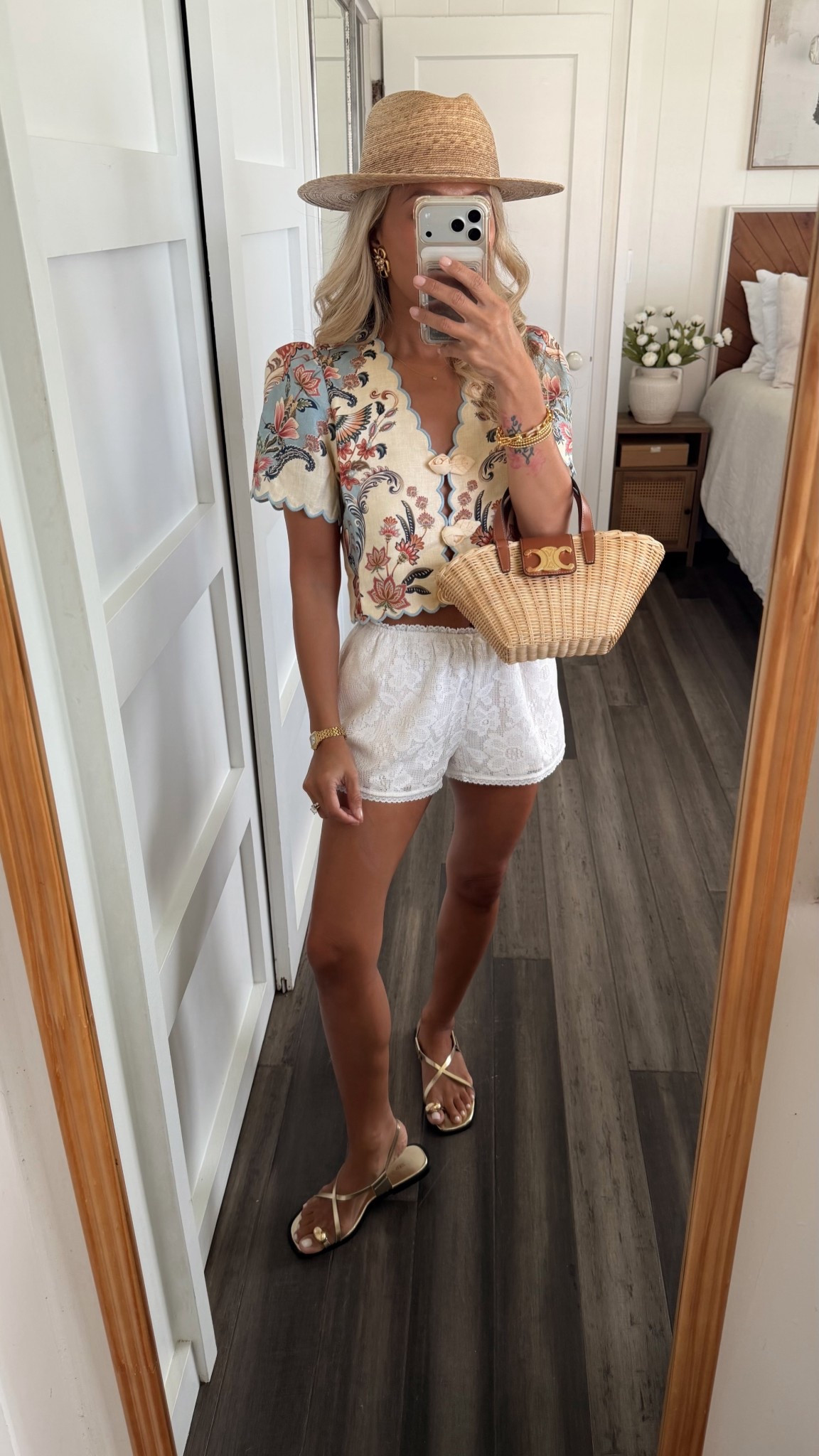 Current fave top in xxs, lace shorts in XS! 

#LTKSeasonal #LTKPetite #LTKTravel