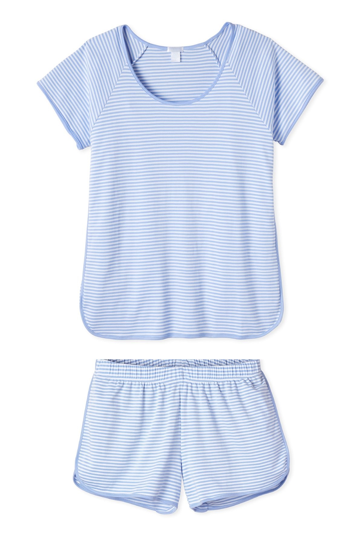 Pima Shorts Set in Hydrangea | Lake Pajamas