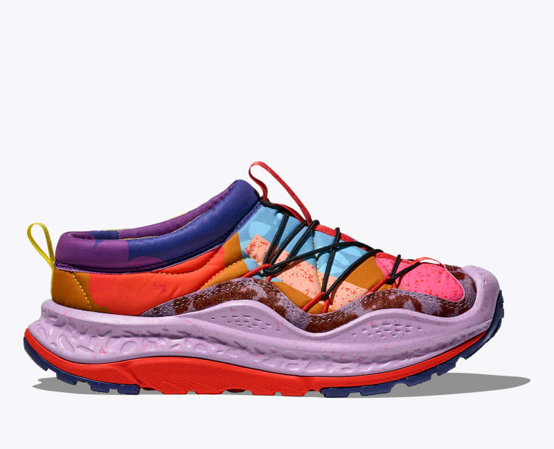 HOKA Ora Primo Studio Proba Shoes in Vermillion Orange/Gold, Size M 8.5/W 9.5 | Hoka One US