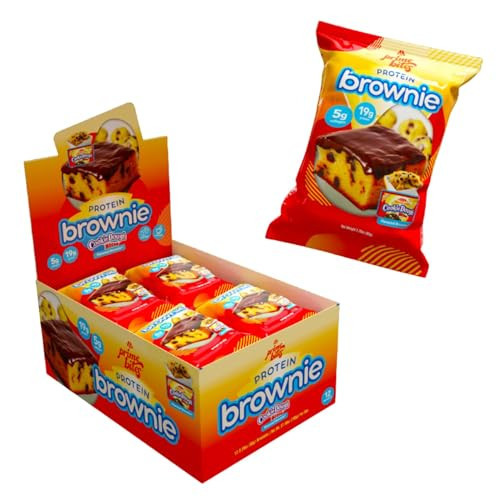 Prime Bites Protein Brownie from Alpha Prime Supplements | High Protein, Collagen Fortified Low Sugar Treat | Delicious Snack | 12 Bars per Box (Cookie Dough Bites) | Amazon (US)