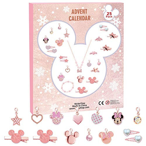 Advent Calendar 2024 for Girls Christmas 24 Days Countdown Calendar with DIY Charm Bracelet&Necklace, Rings Xmas Holiday Gift for Daughter, Niece | Amazon (US)