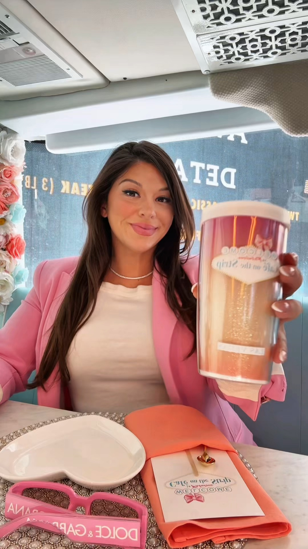 Trying the viral moving afternoon tea experience in Las Vegas! And of course that calls for a pink blazer and heels!!

#LTKootd #LTKdayinmylife #LTKfoodie