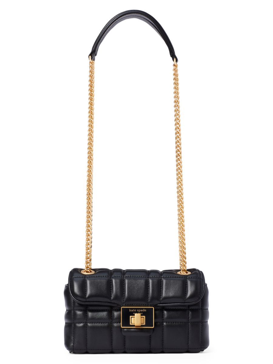 Small Evelyn Quilted Leather Shoulder Bag | Saks Fifth Avenue