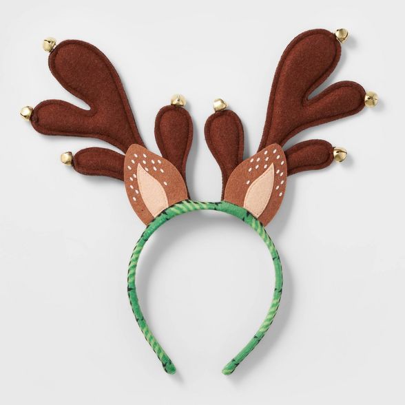 Reindeer Antler Headband with Jingle Bells - Wondershop™ | Target