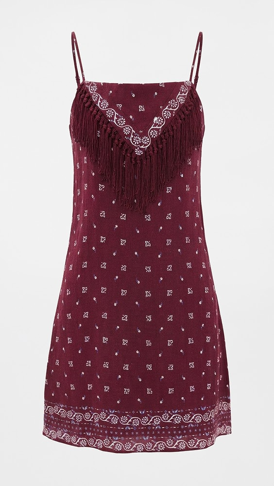 Saylor Anamarija Mini Dress Bordeaux XL | Shopbop