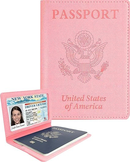Sizobi Leather Passport Holder Covers, Passport Holder for Travel Women, RFID Blocking Wallet Cas... | Amazon (US)
