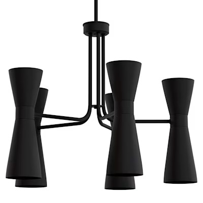 Zola Up and Down 10 Light 26 Inch Chandelier - 19896 | Hunter Fan Company