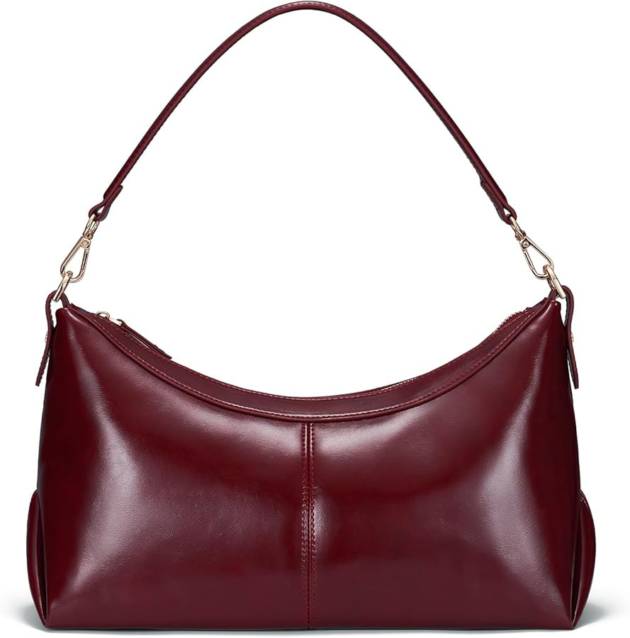 CHUNLI Shoulder Bag PU Leather Purses for Women Trendy Cute Hobo Bags with Zip Closure Designer T... | Amazon (US)