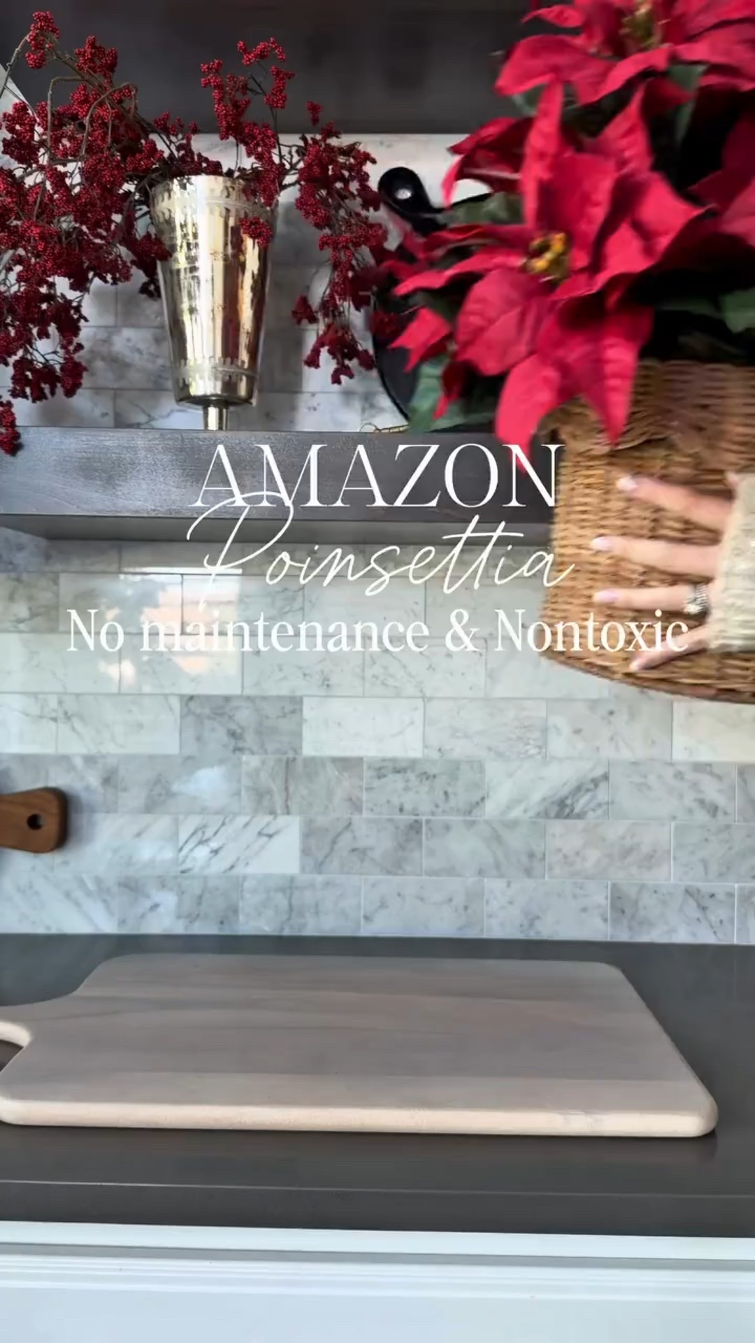 ✨These faux poinsettia are absolutely gorgeous! 😍❤️ I’ll be using them every November-January!

#amazonchristmas #amazonhomedecor #christmasdecorideas #holidaydecor #christmascenterpiece 

#LTKHoliday #LTKSeasonal #LTKHome