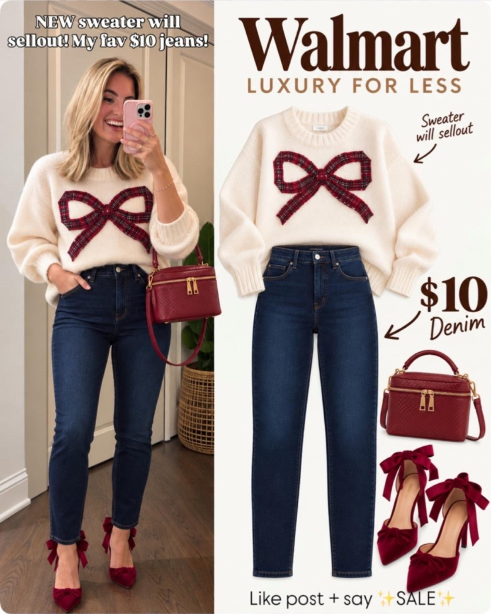 $10 Walmart🚨✨ my favorite Walmart Deals You’ll Actually Wear on Repeat! 👖Jeans identical to Pistola and Madewell for $10!!!
.
🛍️sizing 5’2” 135lbs. Small top medium bottom /dress
.
#walmartpartner #walmartstyle @walmartstyle @walmart 
Walmart sale, two piece sets, two piece sets, fall stems, holiday outfit, bow sweater, $10 jeans, denim for less, jeans, skinny jeans, calamari jeans, winter outfit, fall outfit, bow shoes, , Amazon prime day, fall outfit ideas, fall dress, fall shoes, boots, lululemon, real touch flowers, target teachers, summer dress , clearance, Walmart, resortwear, travel outfit, summer sale, Amazon and Target outfits for Women, discount codes, gifts for her, discount codes, sale,

#LTKSaleAlert #LTKPetite #LTKHome