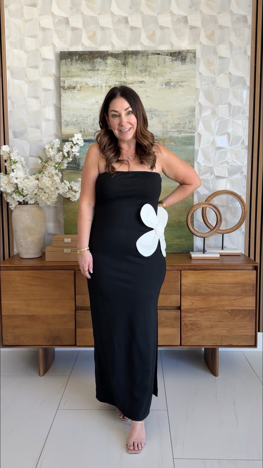 Amazon resort beach vacation dress wearing in large - true to size 

Linked similar jewelry - strapless bra wearing 38D runs true to size 

#LTKTravel #LTKSeasonal #LTKOver40