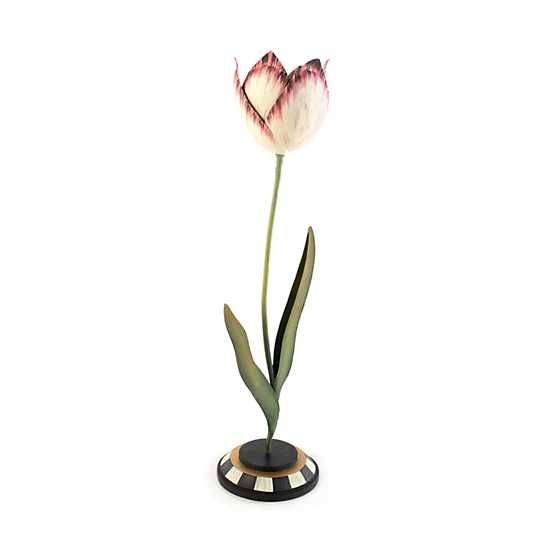 Tulip Candle Holder - Pink & Ivory - Large | MacKenzie-Childs